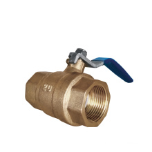 Industrial  straight through type control Brass ball valve